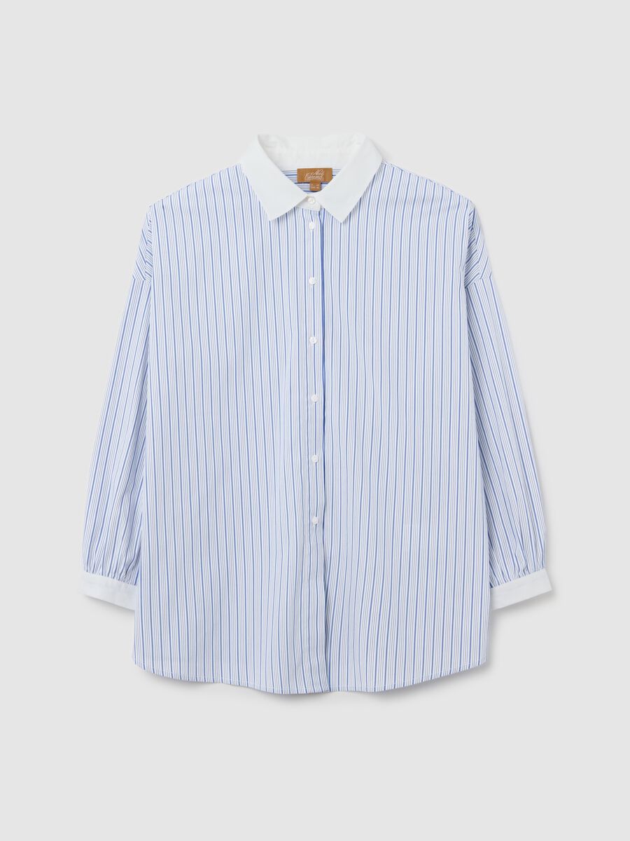 Striped maternity shirt_4