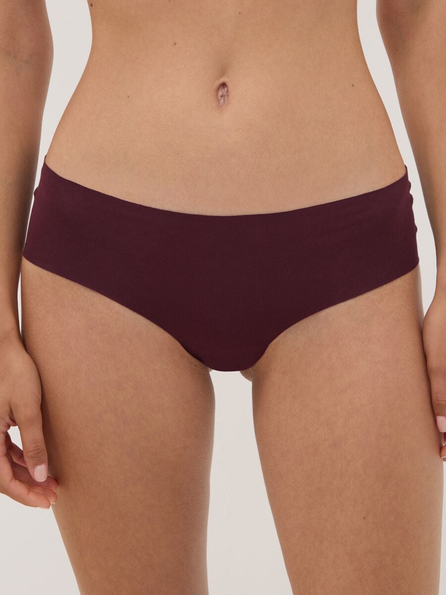 Slip hipster viola in cotone organico elasticizzato_1
