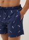 Costume boxer blu con stampa all over_3