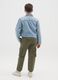 Boys' Stretch Cotton Blend Green Trousers_3