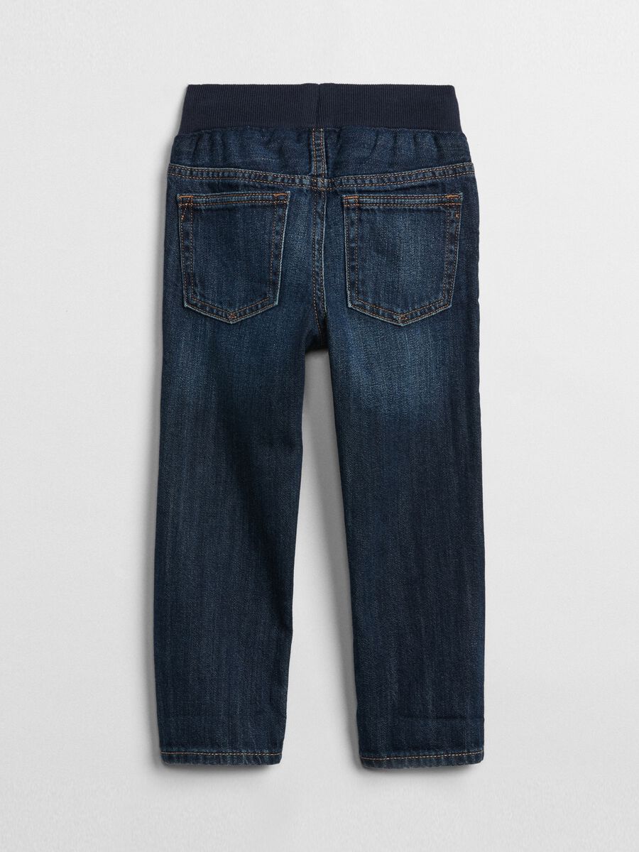 Slim fit jeans with drawstring_1