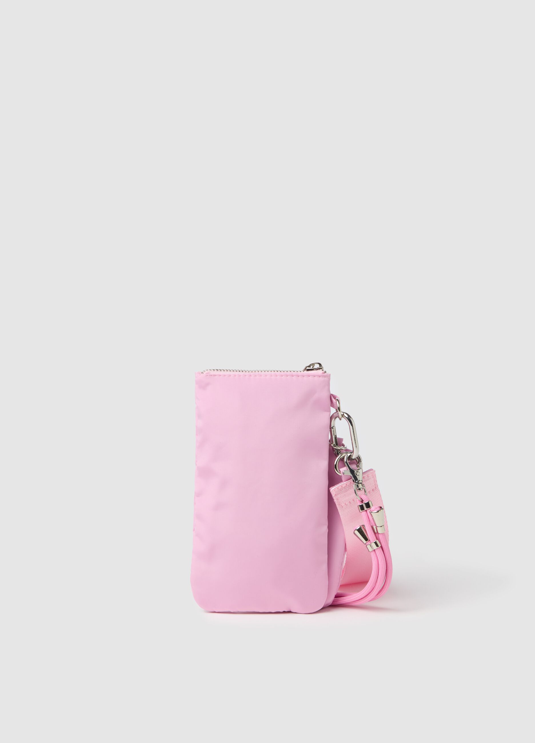 Mobile phone holder with laces and cord