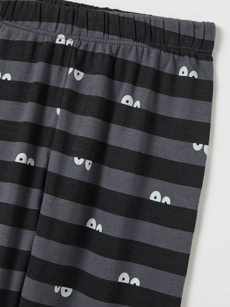 Pyjamas in organic cotton with "Creep it Real" print_3