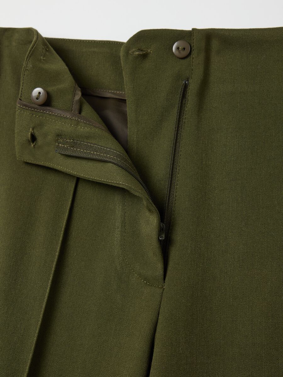 Pantalone bootcut fit con cuciture in rilievo_5