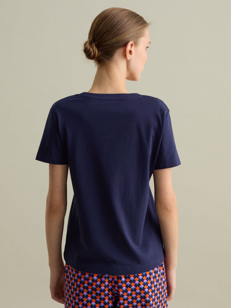 Cotton V-neck T-shirt_3