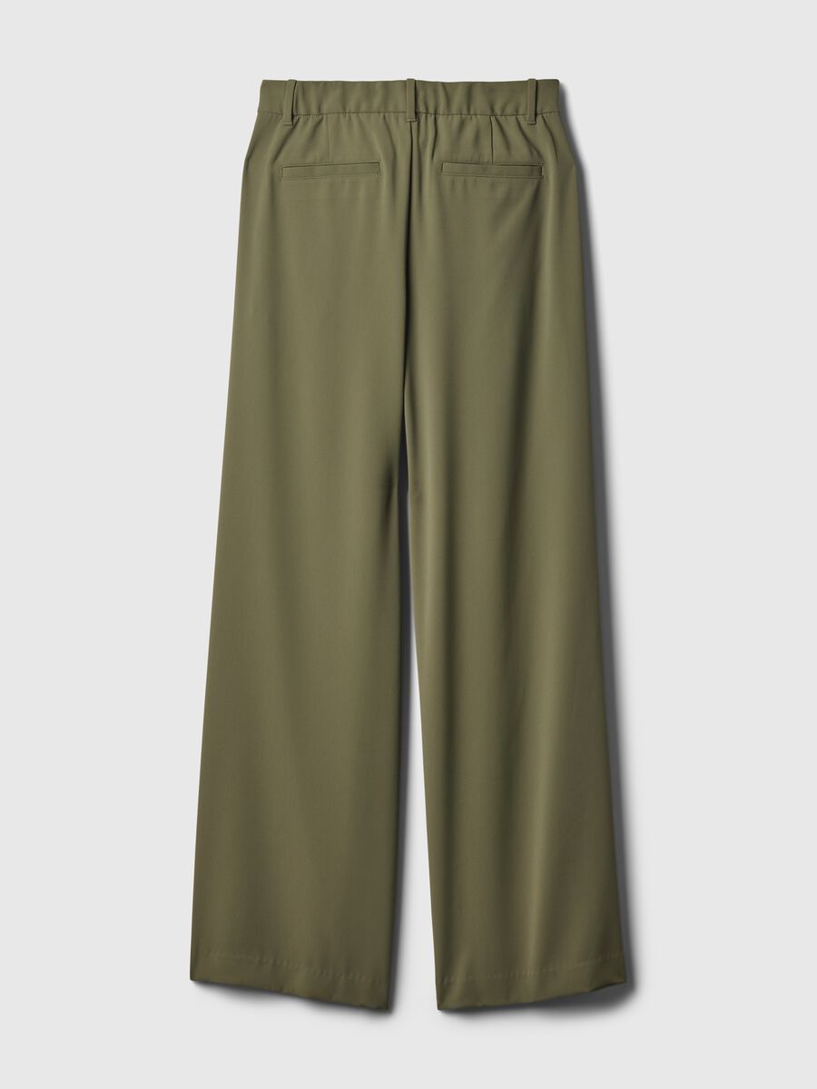 Pantalone wide leg vita alta con pinces_6