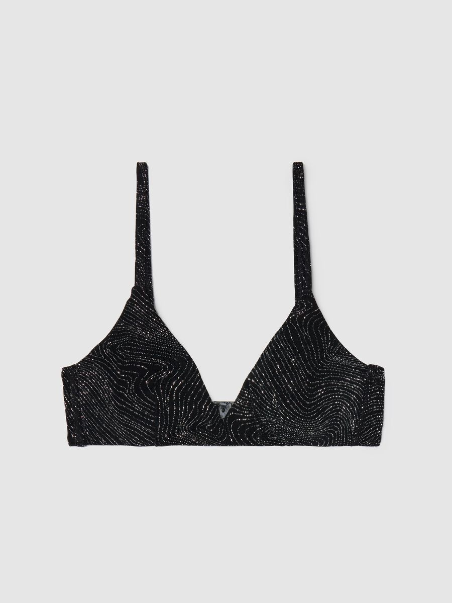 Black bikini bralette with lurex motif_4