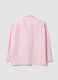 Camicia rosa in popeline di puro cotone con stampa floreale regular fit_6