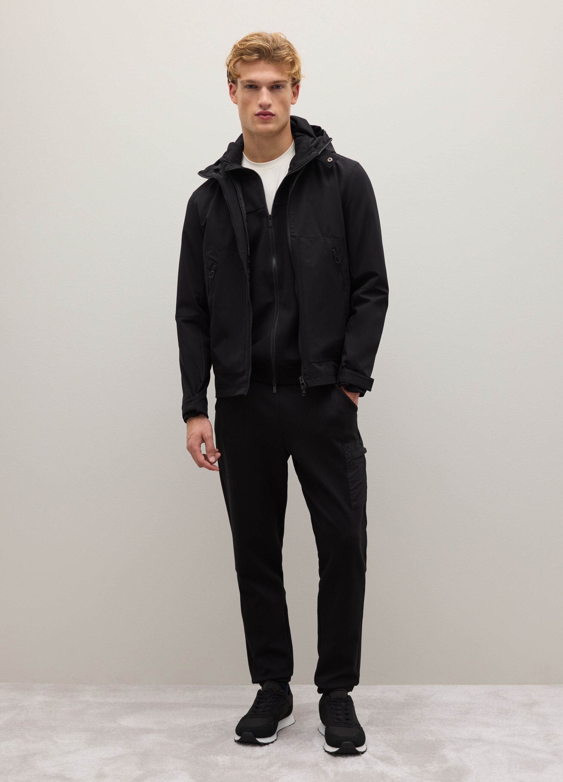Black Jacket with Zip