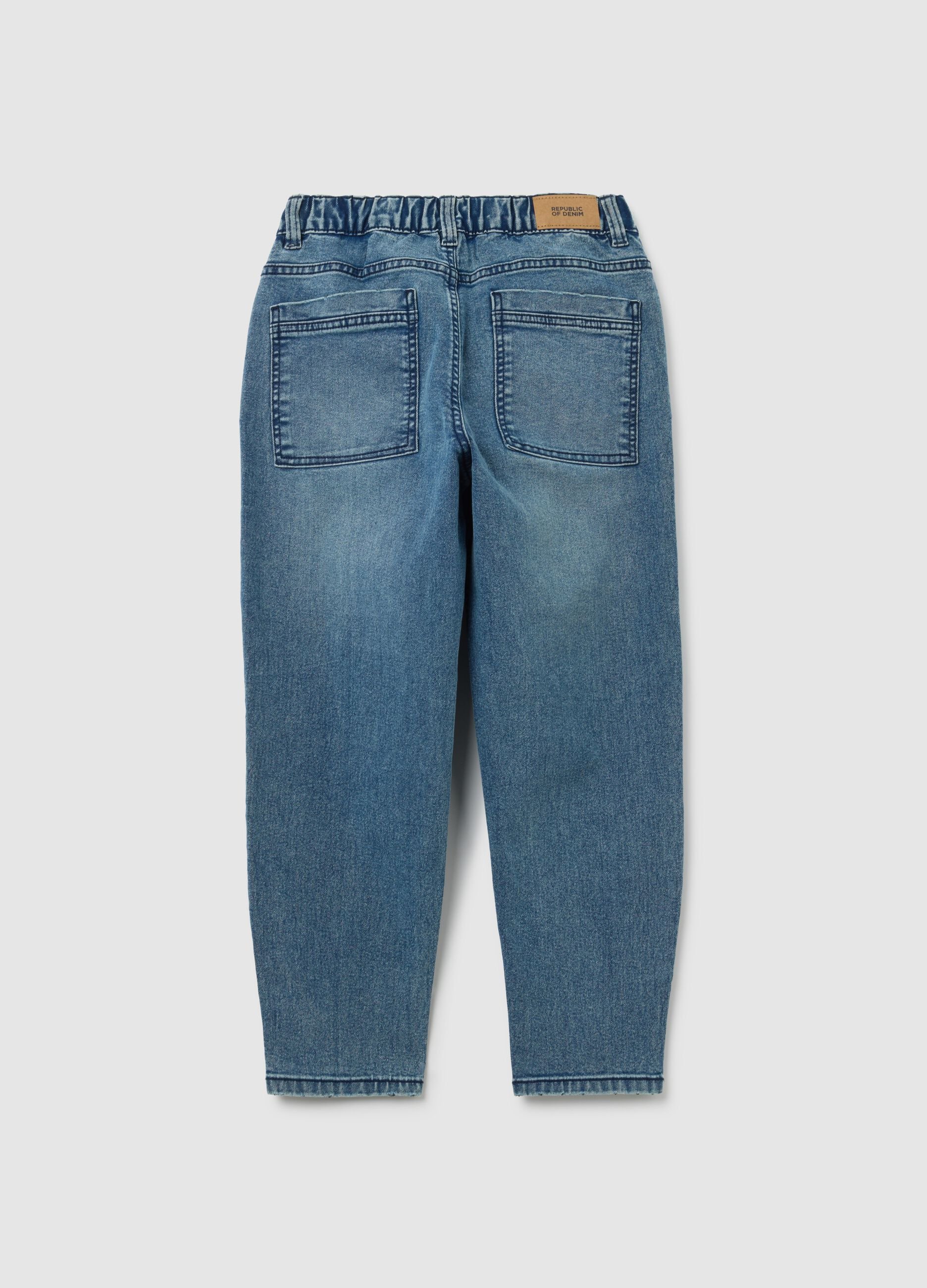 Boys' Comfort Fit Blue Denim Jeans