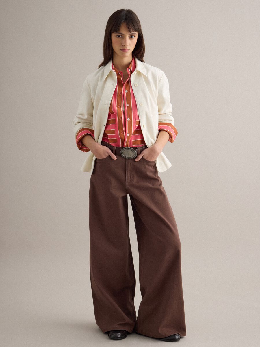 White Stretch Cotton Jacket_1