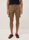 Beige chino shorts in pure cotton, regular fit_1