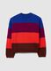 Multicolour Striped Regular Fit Jumper_4