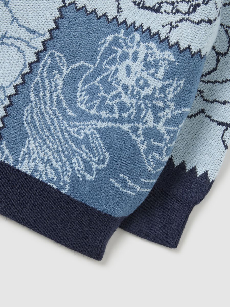 Multicolor crew neck pullover regular fit with Looney Tunes prints_3