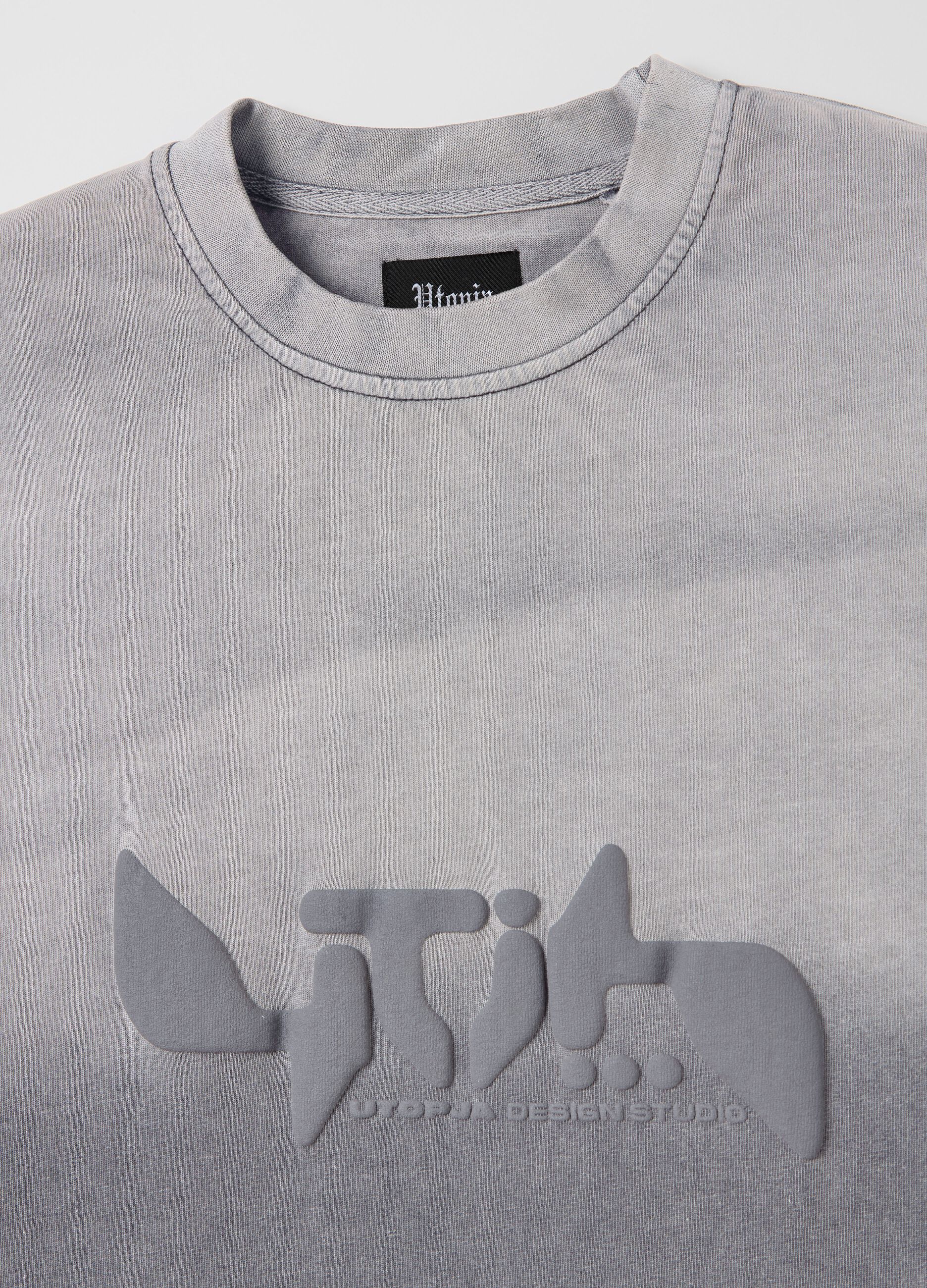 Sunfaded Graphic T-shirt Vintage Grey