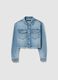 Girls' Regular Fit Denim Cropped Jacket_3