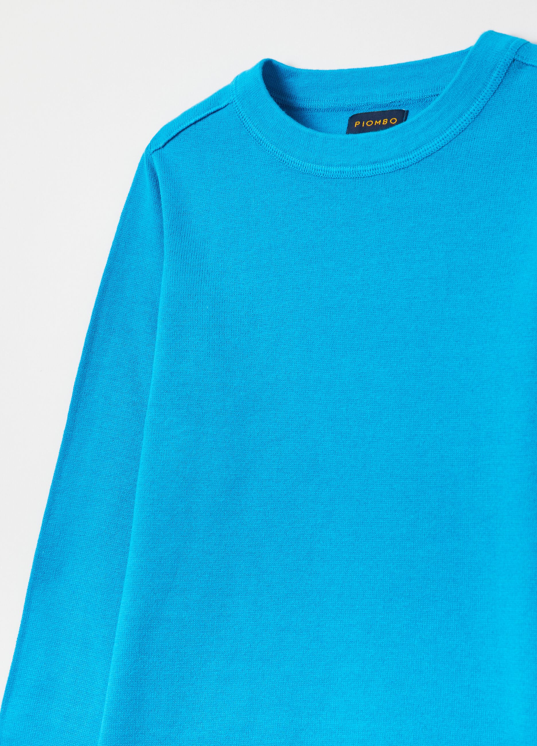 Pullover girocollo in cotone_2