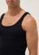 Pure black cotton tank top regular fit_3