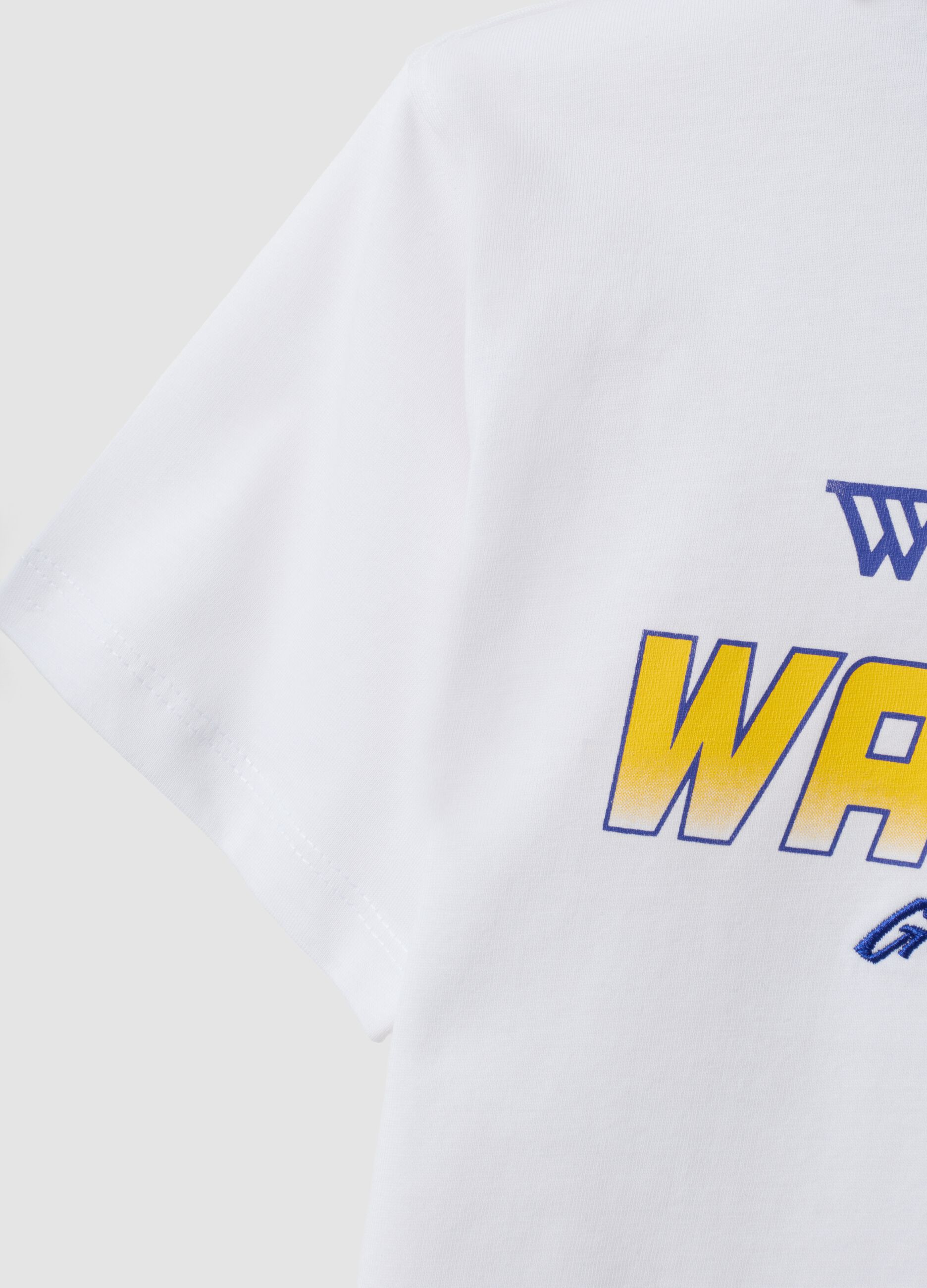 White short-sleeve pure cotton T-shirt