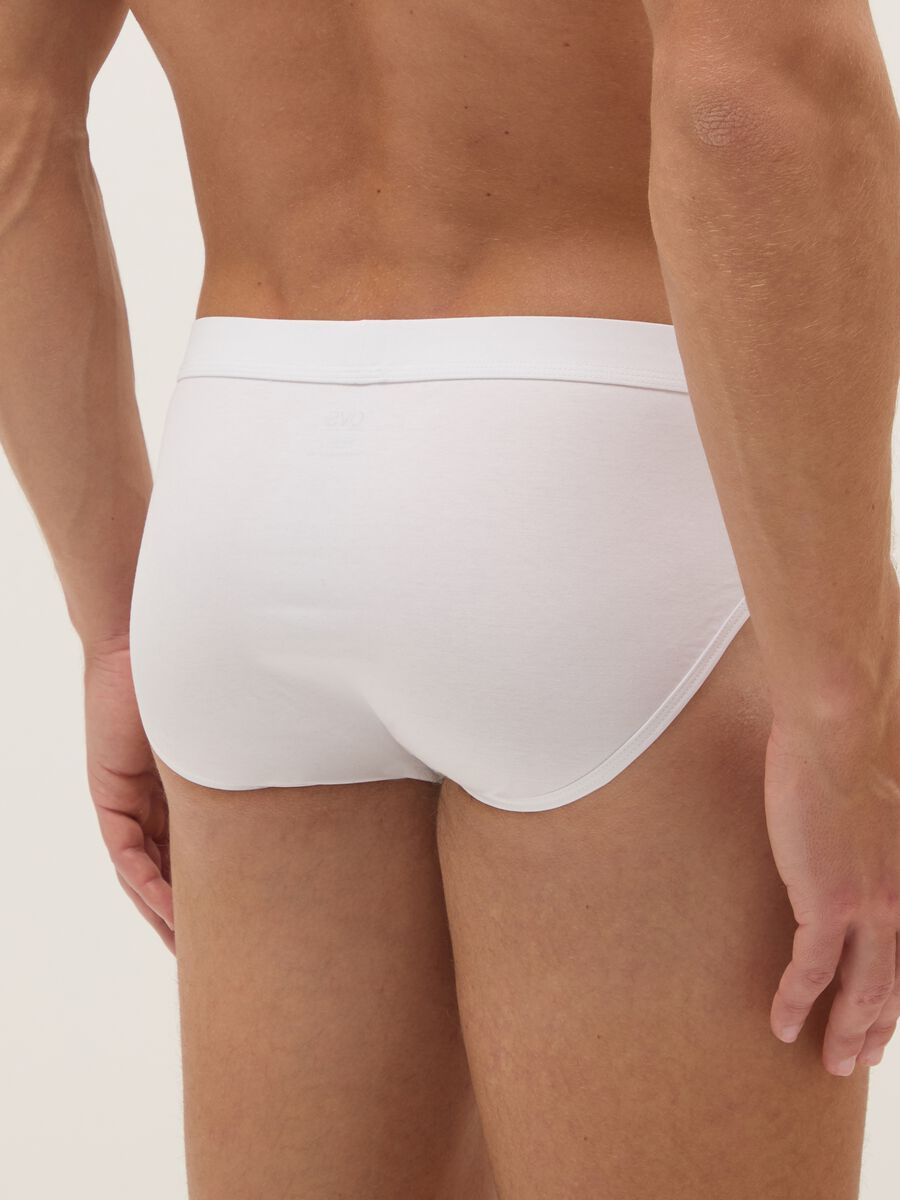 White regular fit stretch cotton slip two-pack_2
