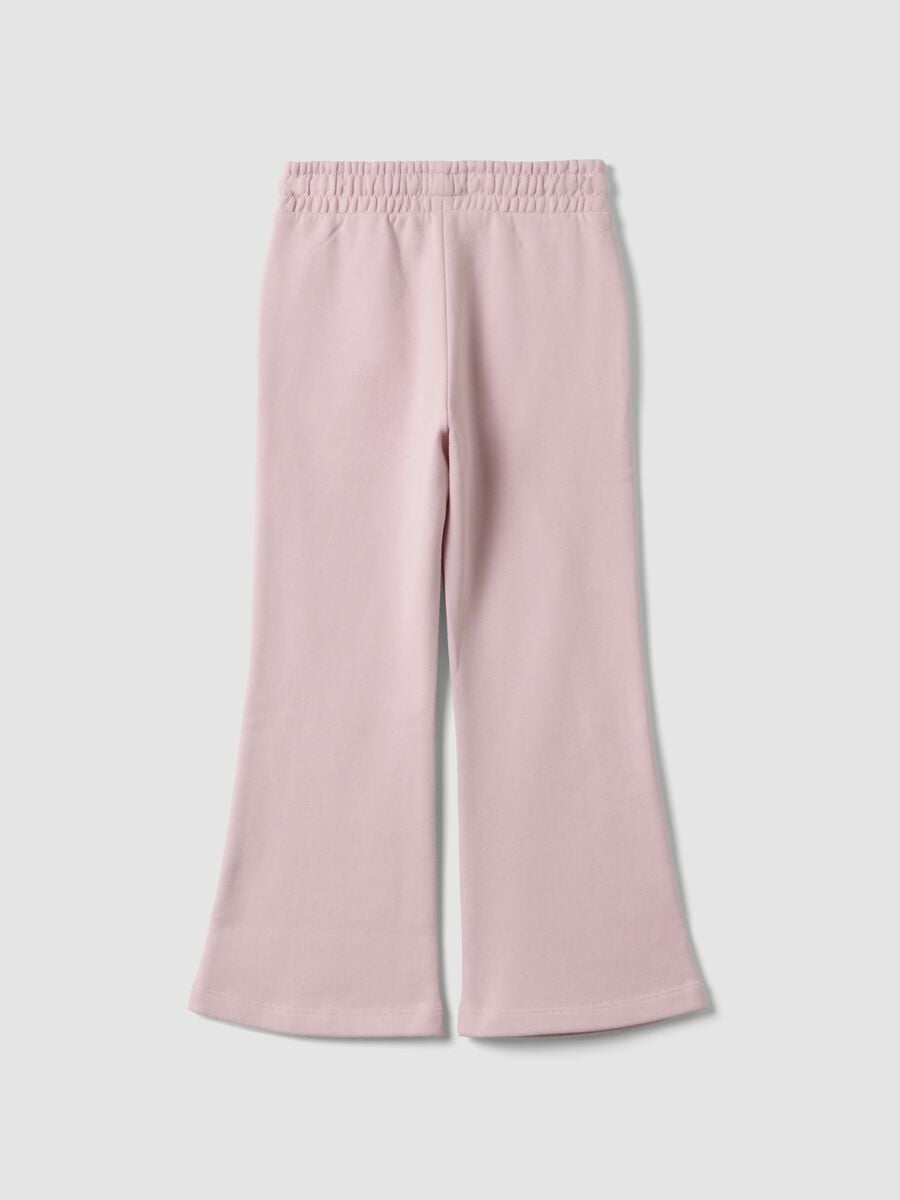 Pantaloni rosa in puro cotone organico_1