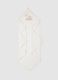 White cotton blend bathrobe with hood and embroidery_1