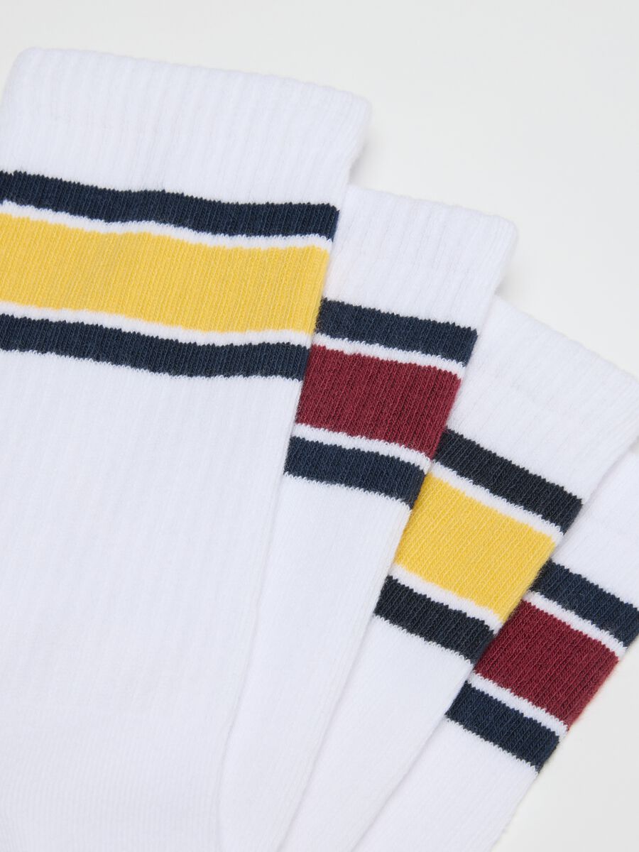 White Tennis Sports Sock Tripack_2