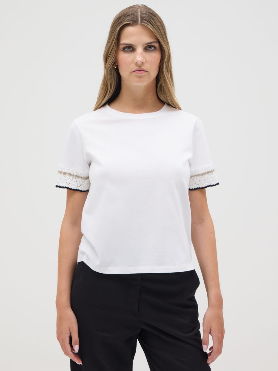 Women's pure cotton white t-shirt regular fit_0