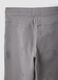 Grey flared treggings in stretch organic cotton with glitter wings_3