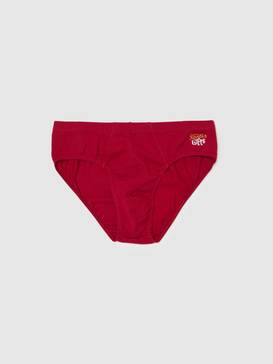 Briefs with Christmas print_4