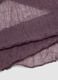 Purple semi-sheer crinkled-effect scarf_1