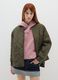 Green padded jacket with oversized fit_2
