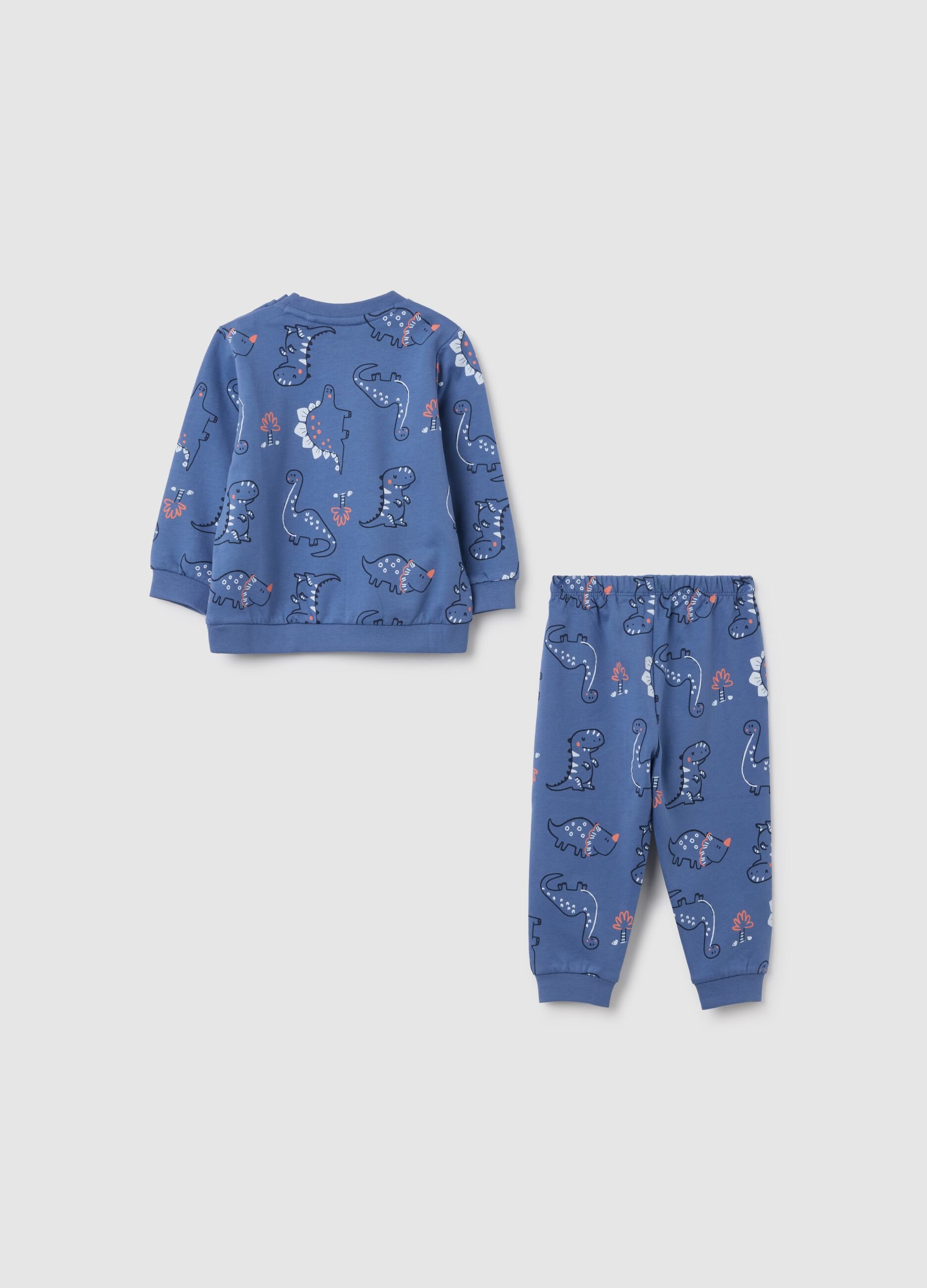 Baby's blue pure cotton pyjamas regular fit