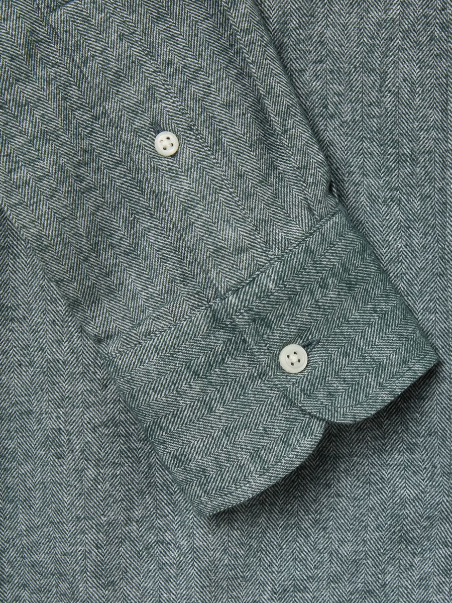 Shirt in mélange flannel_5