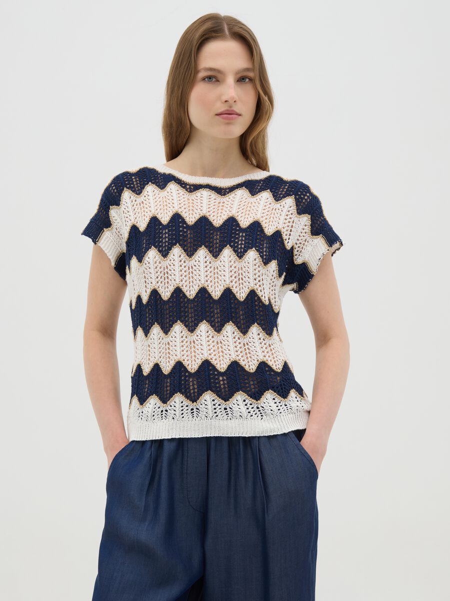 Women's regular fit multicolour cotton blend shirt_0