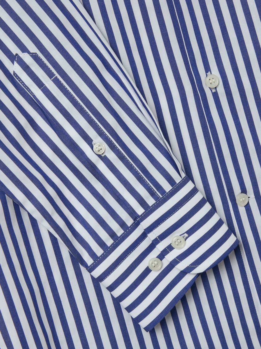 Camicia slim fit easy iron a righe_5