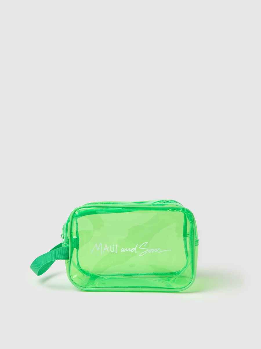 Transparent green beauty case Maui_0