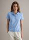 Sky blue short-sleeve pure cotton polo shirt, regular fit_2