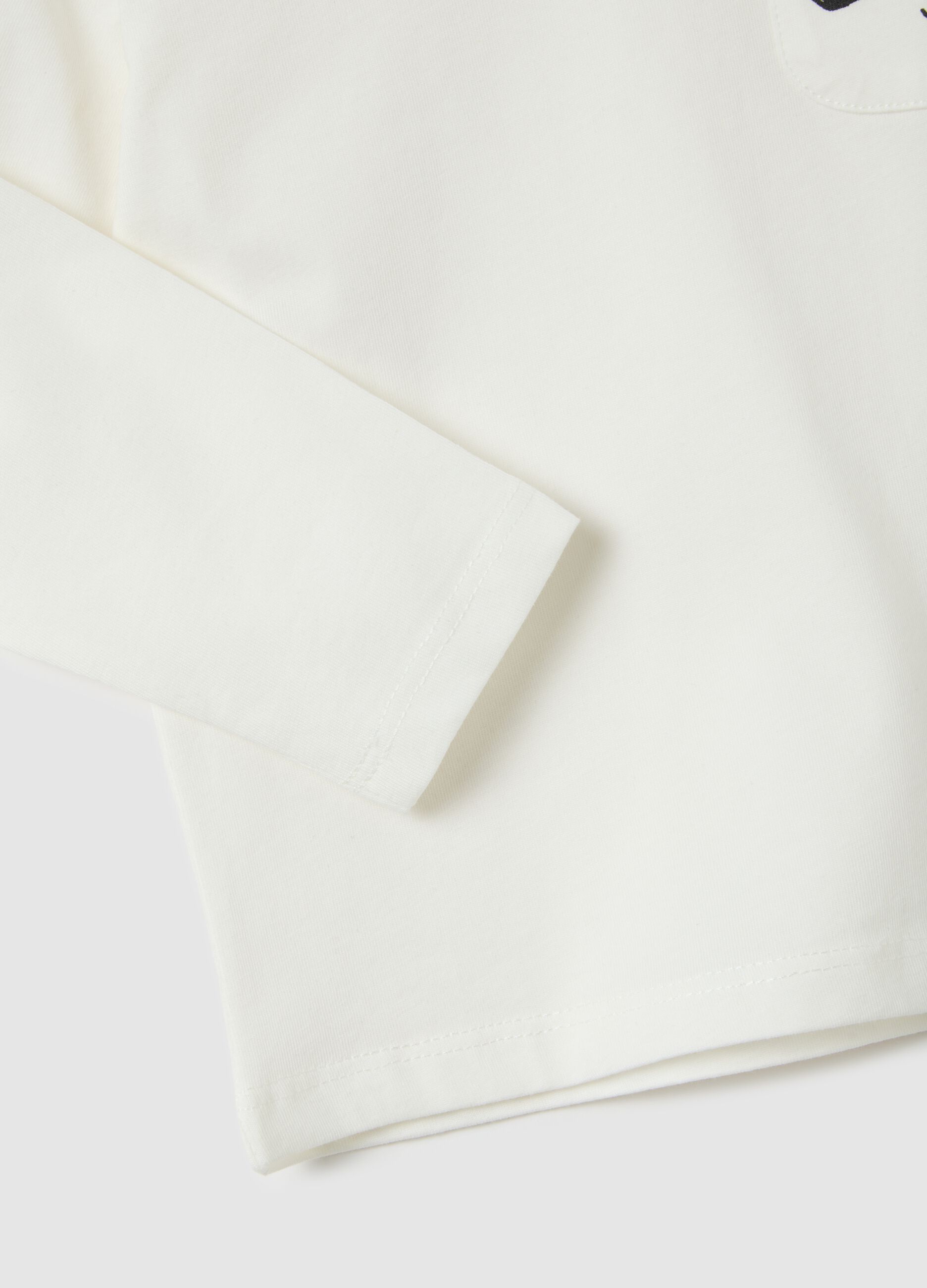 T-shirt in puro cotone bianca regular fit