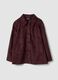 Purple regular-fit jacket with button fastening_0