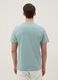 Short sleeve pure cotton azure regular fit T-shirt_2
