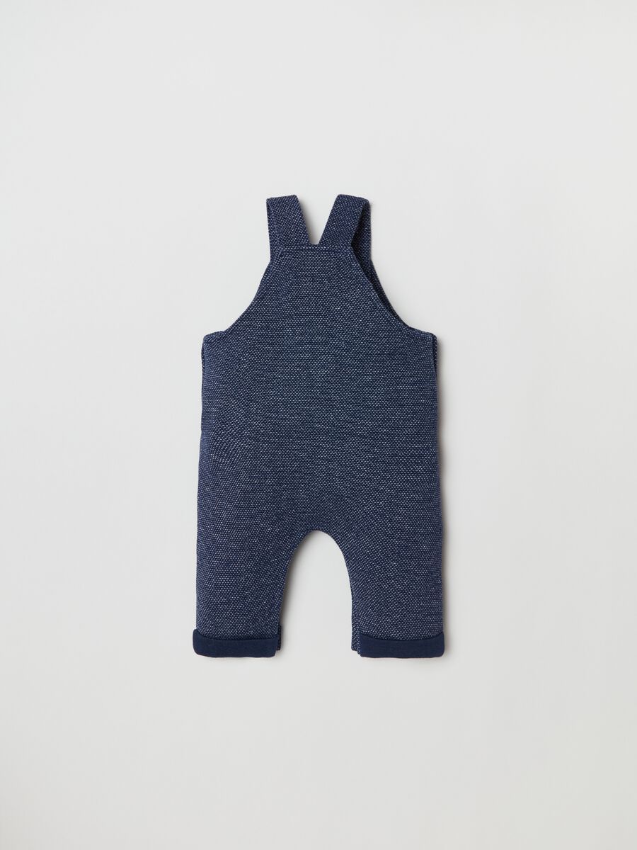 Salopette con trama jacquard_1