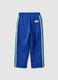 Children's Regular Fit Blue Cotton Blend Trousers_1