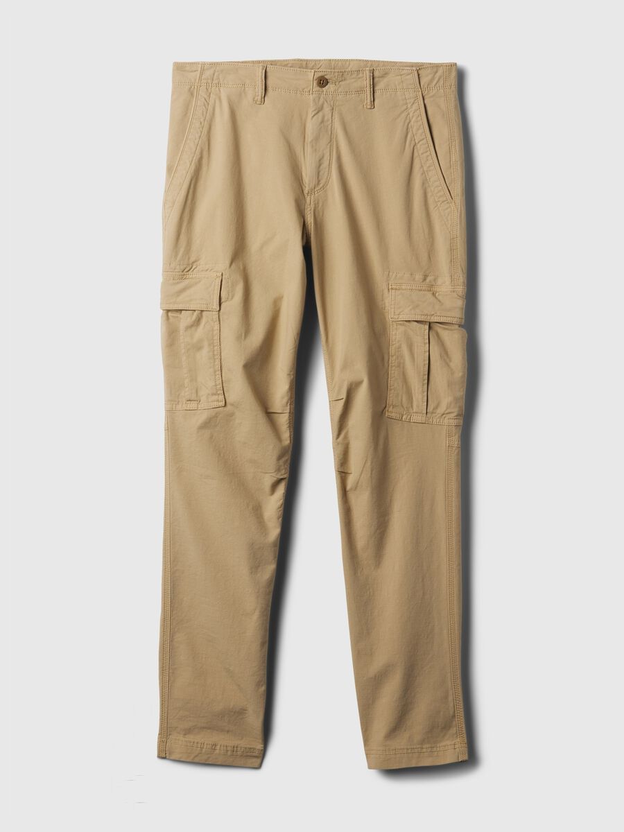Cargo trousers in stretch cotton_4