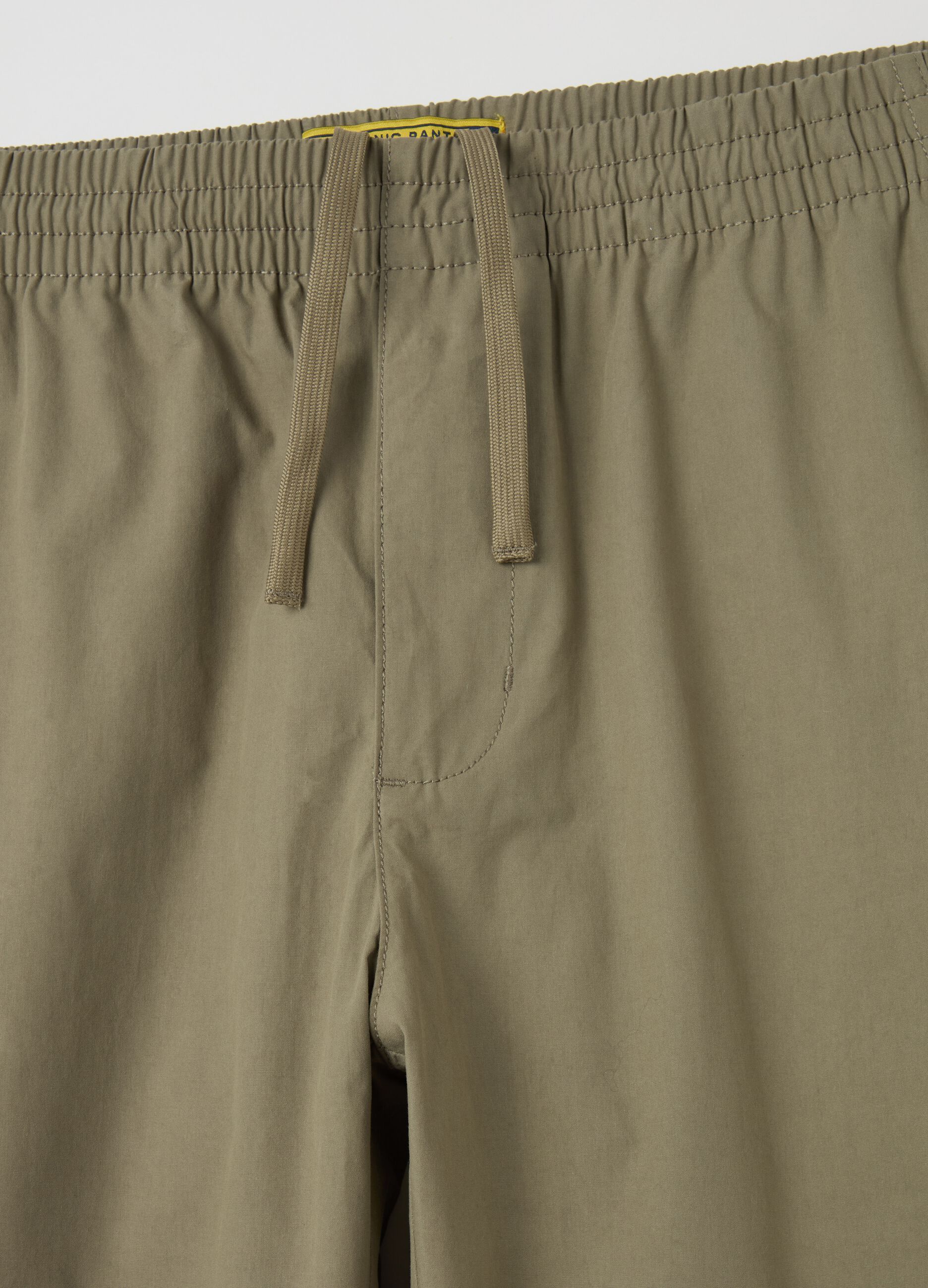 Chino joggers in cotton