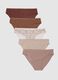 Multipack Set of Brown Stretch Cotton Briefs_4