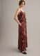 Brown pure-viscose paisley-print tank top_1