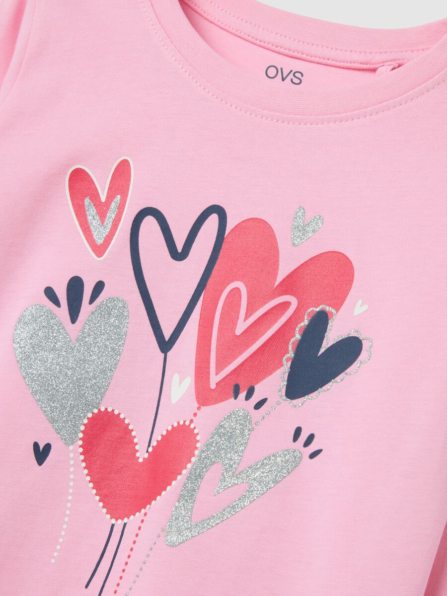 Bipack t-shirt da bambina in puro cotone multicolor regular fit_3