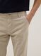 Pantaloni chino in cotone elasticizzato beige slim fit_3