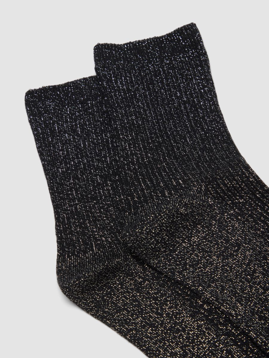 2-pack of black stretch organic cotton socks_1